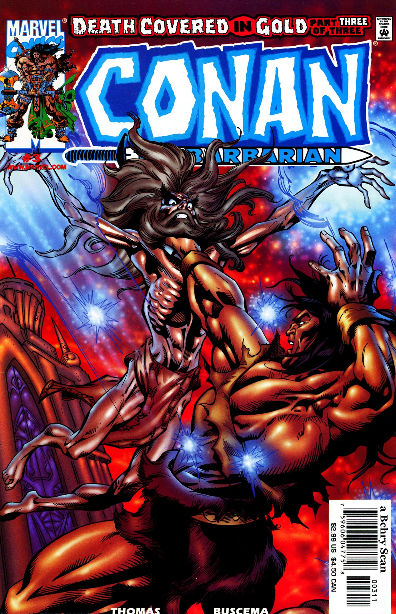 Read online Conan the Barbarian: Death Covered In Gold comic -  Issue #3 - 1