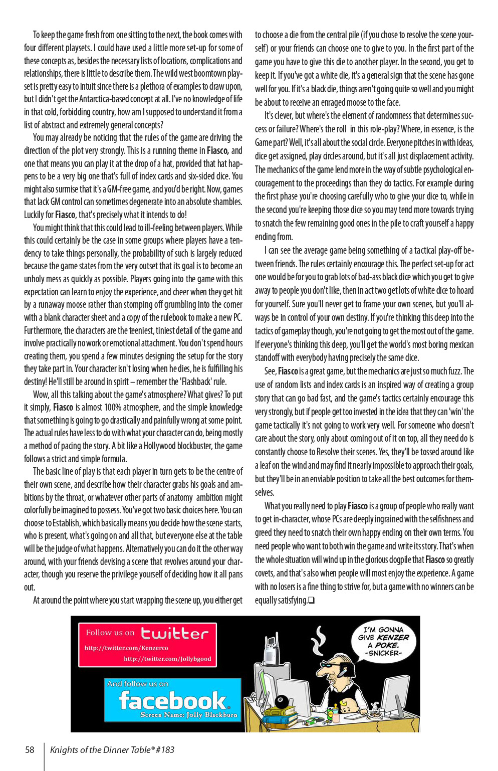 Read online Knights of the Dinner Table comic -  Issue #183 - 60