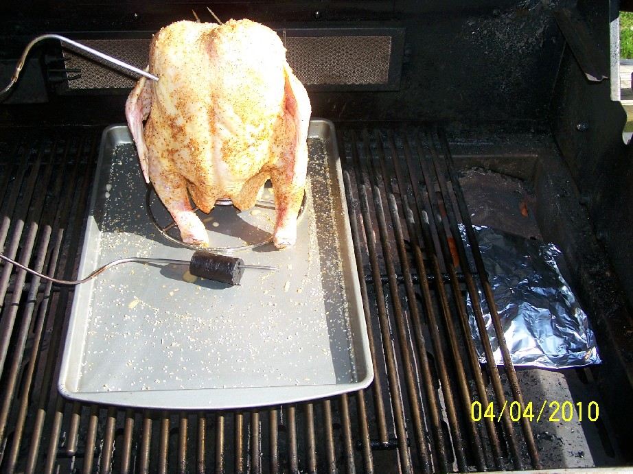 Big Dude's Eclectic Ramblings Smoked Chicken On The Gas Grill