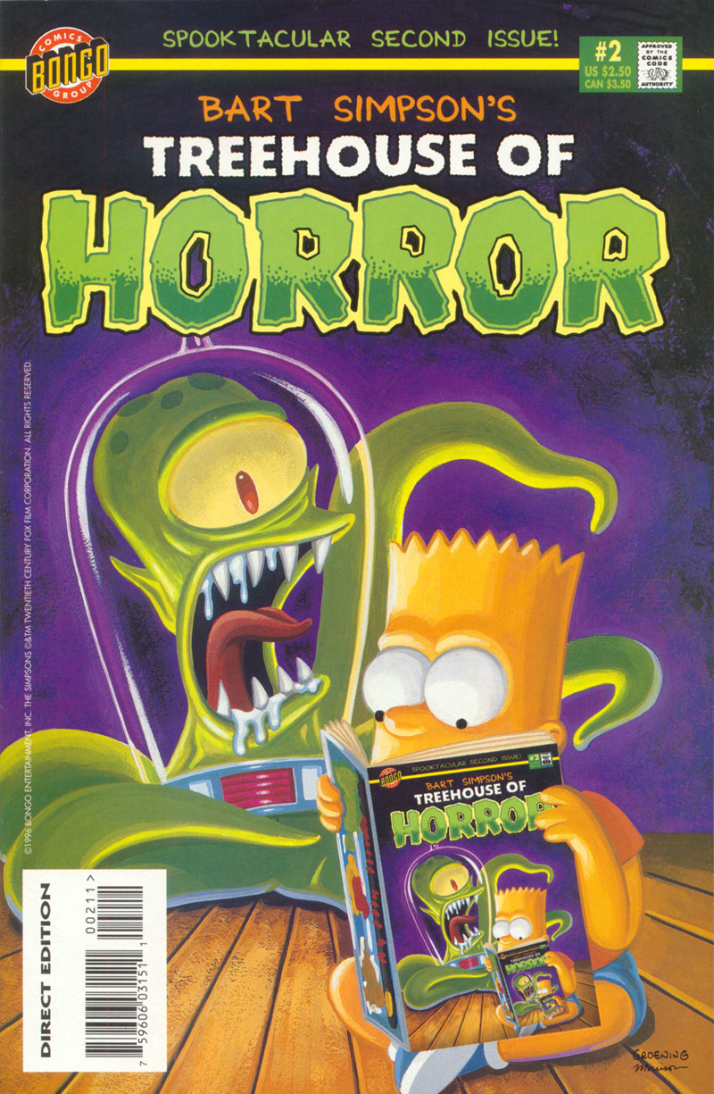 Read online Treehouse of Horror comic -  Issue #2 - 1