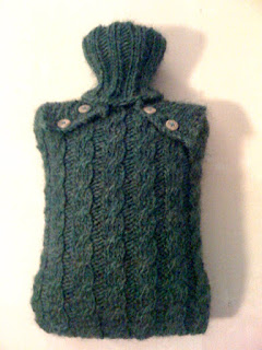 Canary Knits: Hot Water Bottle Cozy - Free Pattern!