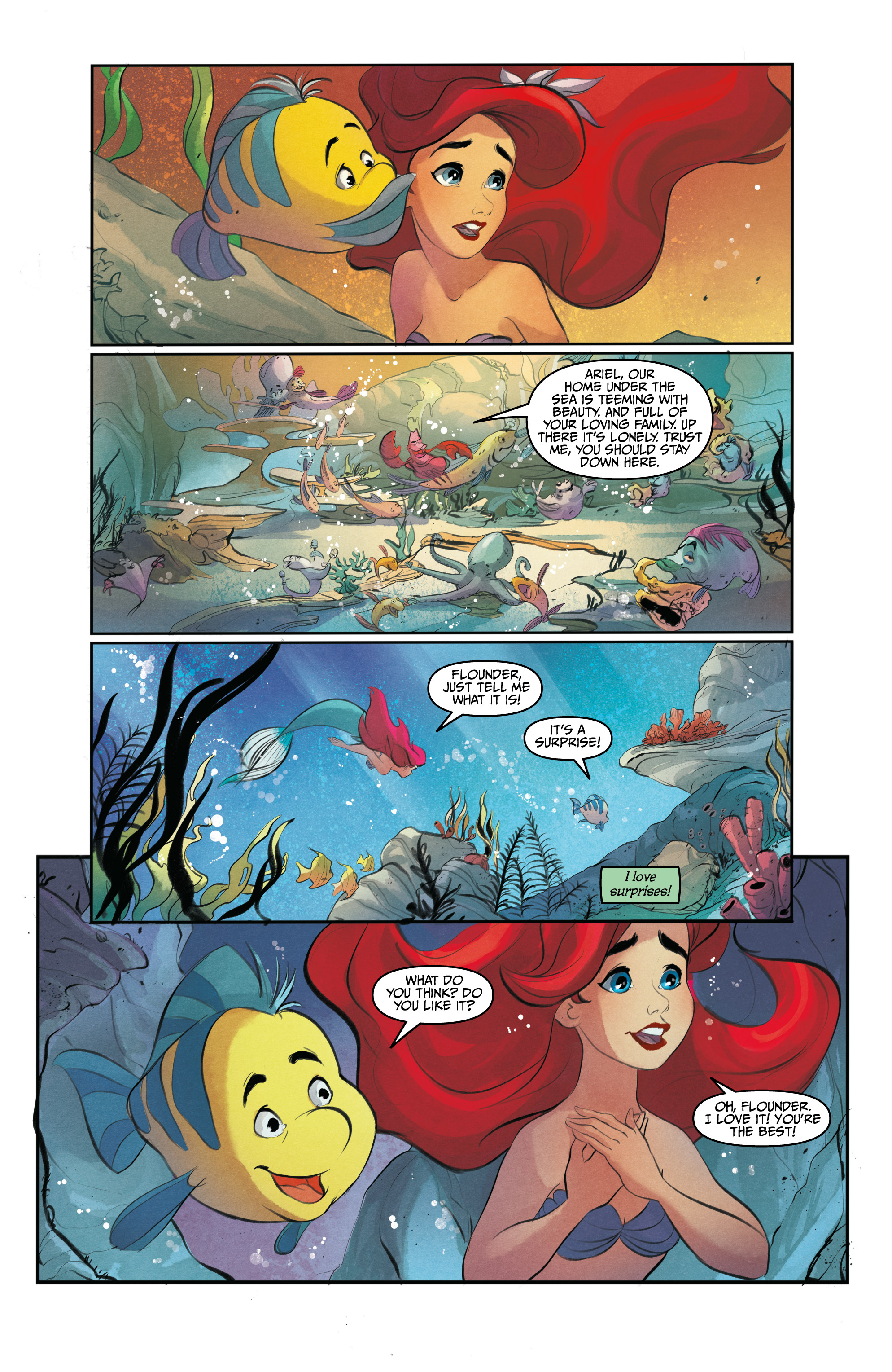 Read online Disney The Little Mermaid comic -  Issue #2 - 7