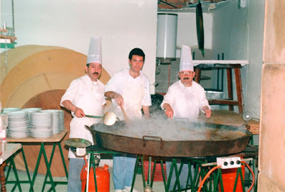 Los cocineros Rafael Rubio, Jose Trillo y Antonio Mata (c) La Cazuela