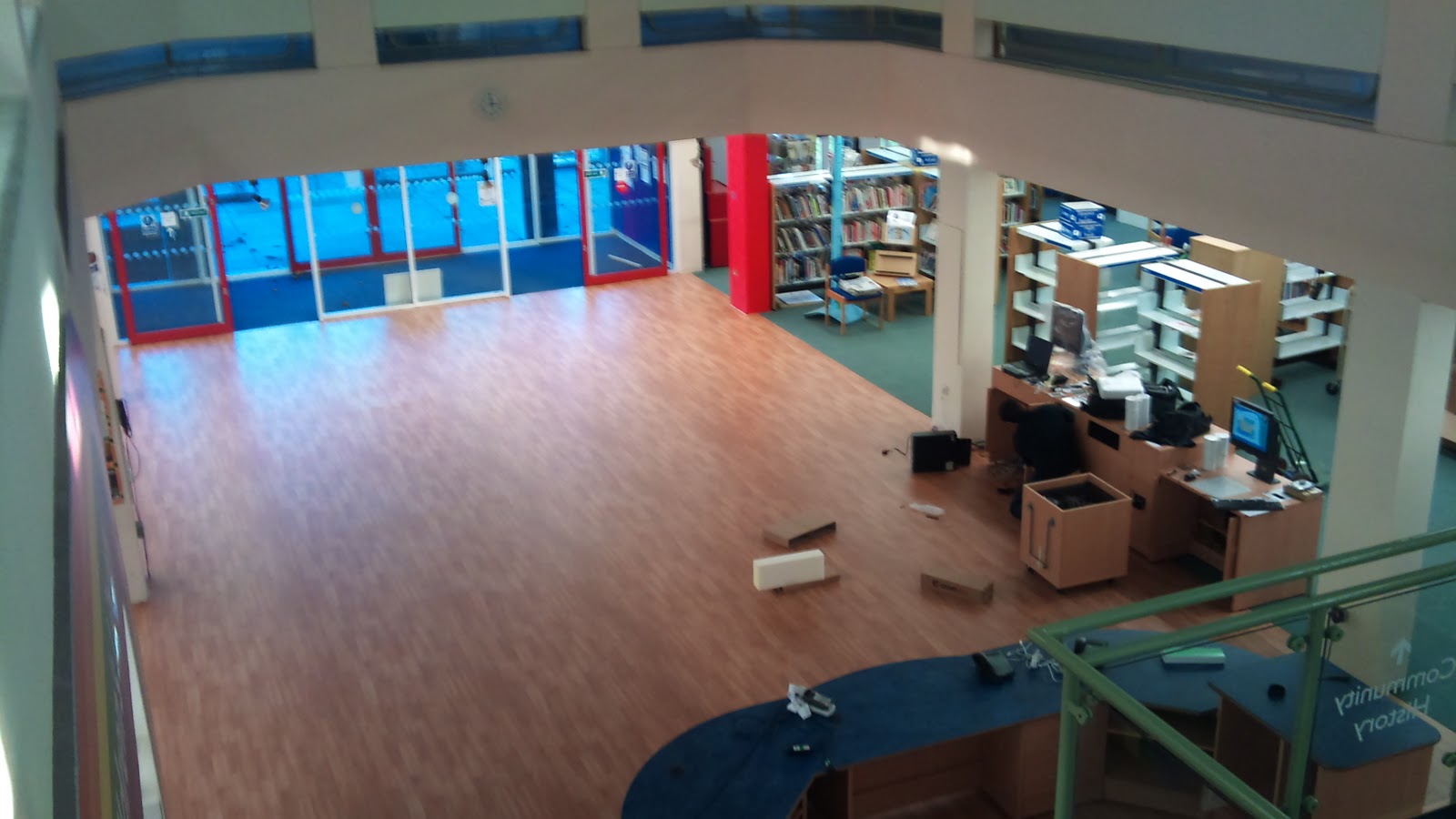 Lancashire Libraries Self Service Project Skelmersdale Day 3