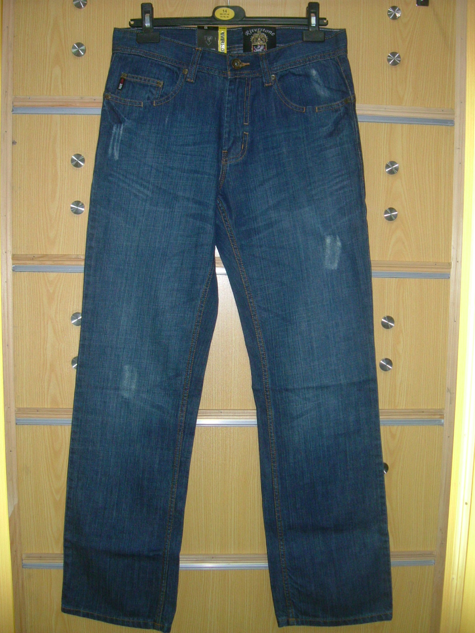 Jean Junction: Front Fancy Blue Jeans