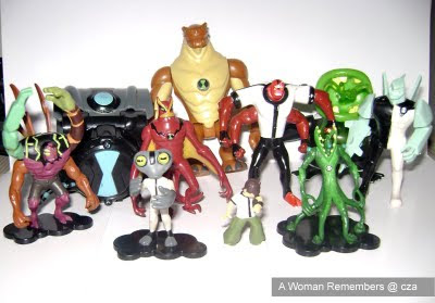 Ben 10 characters toy collection