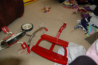 The tricycle that just couldn't get assembled fast enough