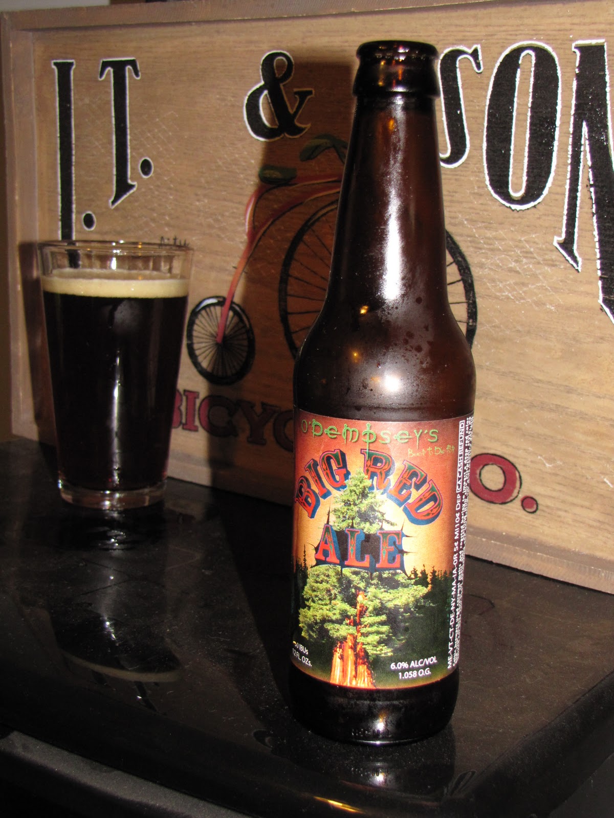 FourBoysBrewReview O'Dempsey's Big Red Ale