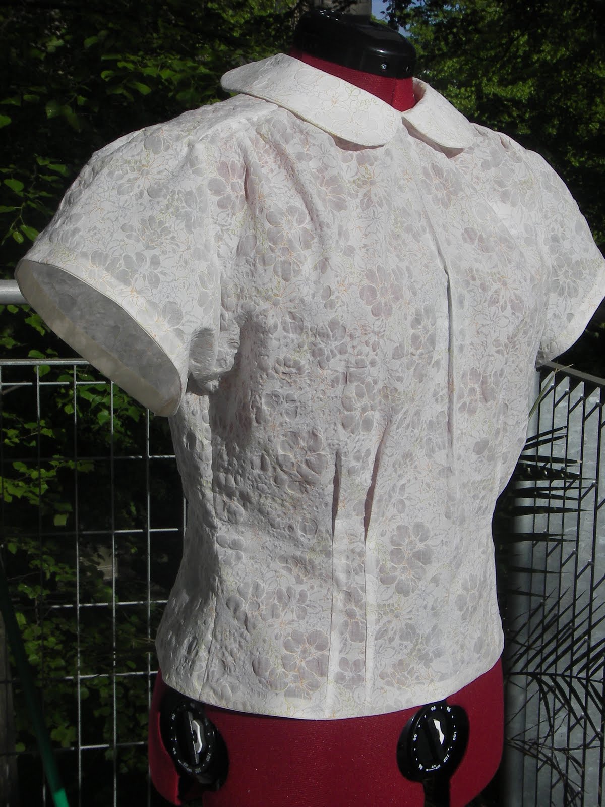 1940s Button Back Blouse - Sumptuous Satin main image 1