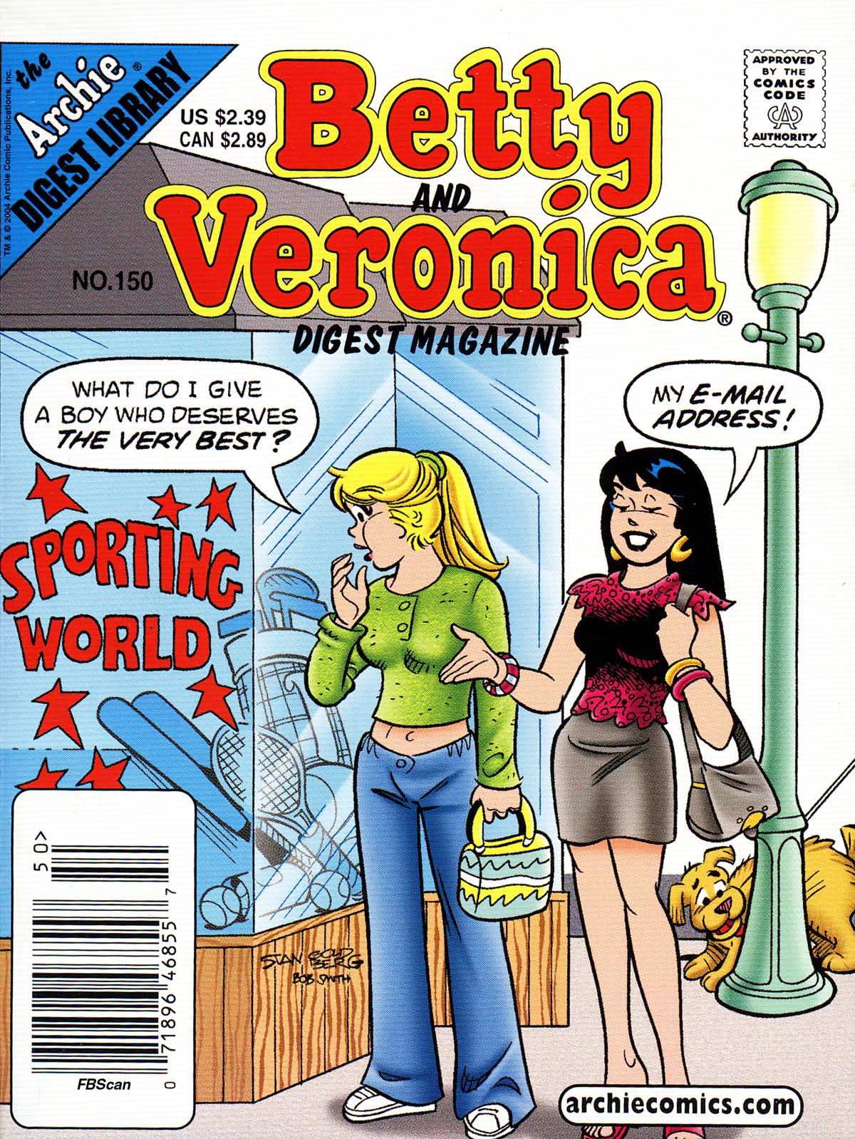 Read online Betty and Veronica Digest Magazine comic -  Issue #150 - 1
