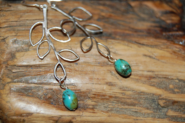 Silver Branch with turquoise: $30.00