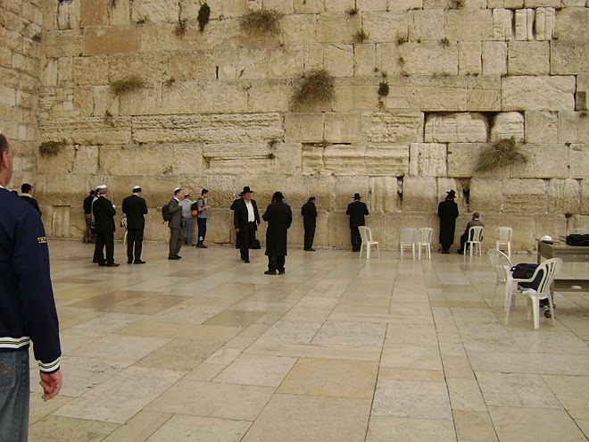JERUSALEM - The Western Wall - Judaism's most holy site. / @JDumas