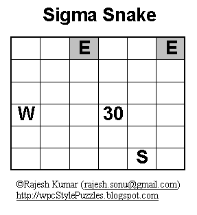 Logical Puzzles Series: Sigma Snake