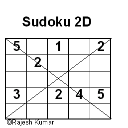 Logical Puzzle Series: Sudoku 2D