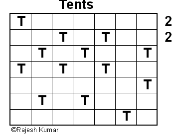 Logic Puzzles: Camps or Tents