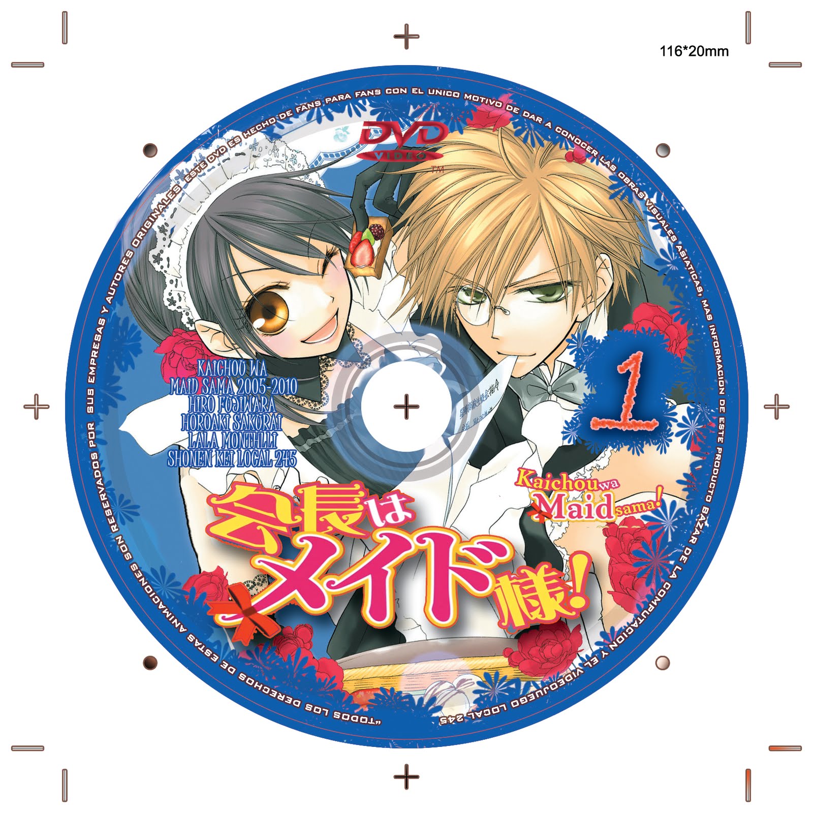 ARTEDVD CORRECCION KAICHOU WA MAID SAMA DISCO 1 Y 2