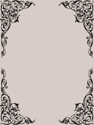 fancy scroll corner border frame designs corners templates frames psp borders tubes stencils psd stencil scrapbook pewter7 th classic printable
