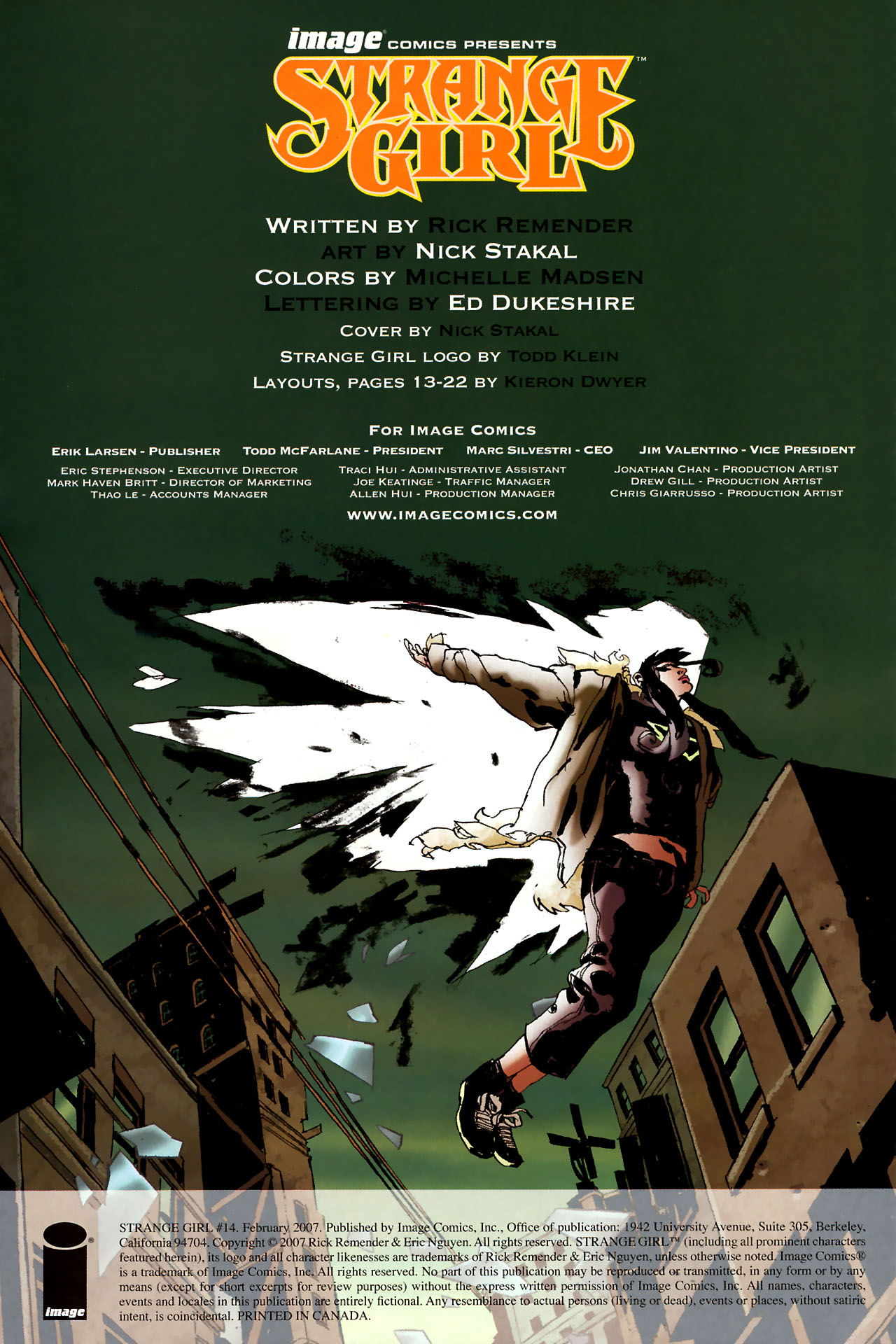 Read online Strange Girl comic -  Issue #14 - 2