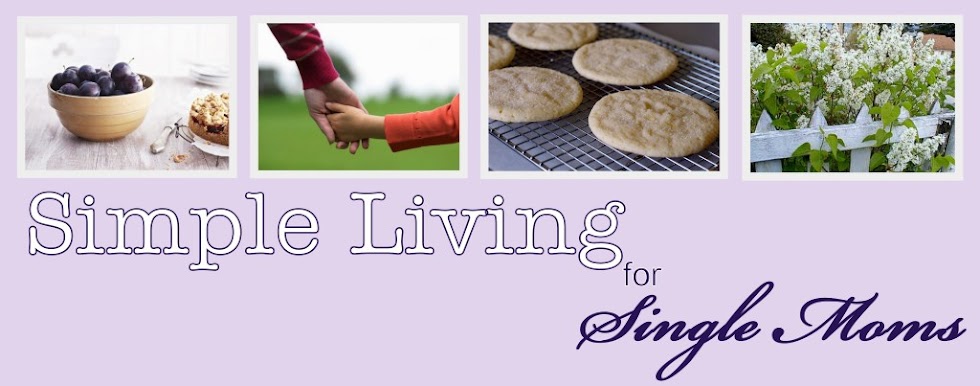 Simple living for single moms