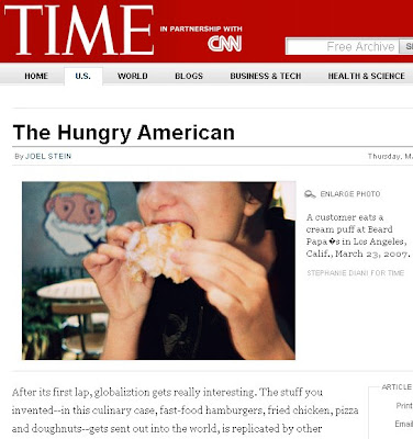 TIME Magazine: The Hungry American