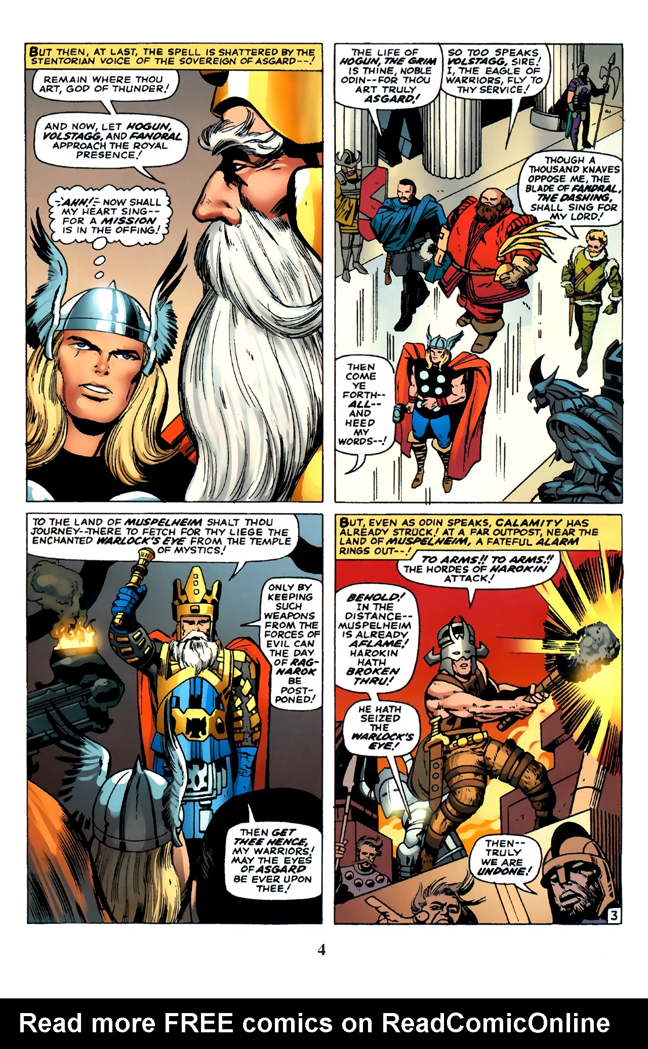 Read online Thor: Tales of Asgard by Stan Lee & Jack Kirby comic -  Issue #5 - 6