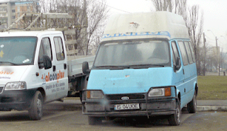 masina, rabla, auto, abandonata in Iasi