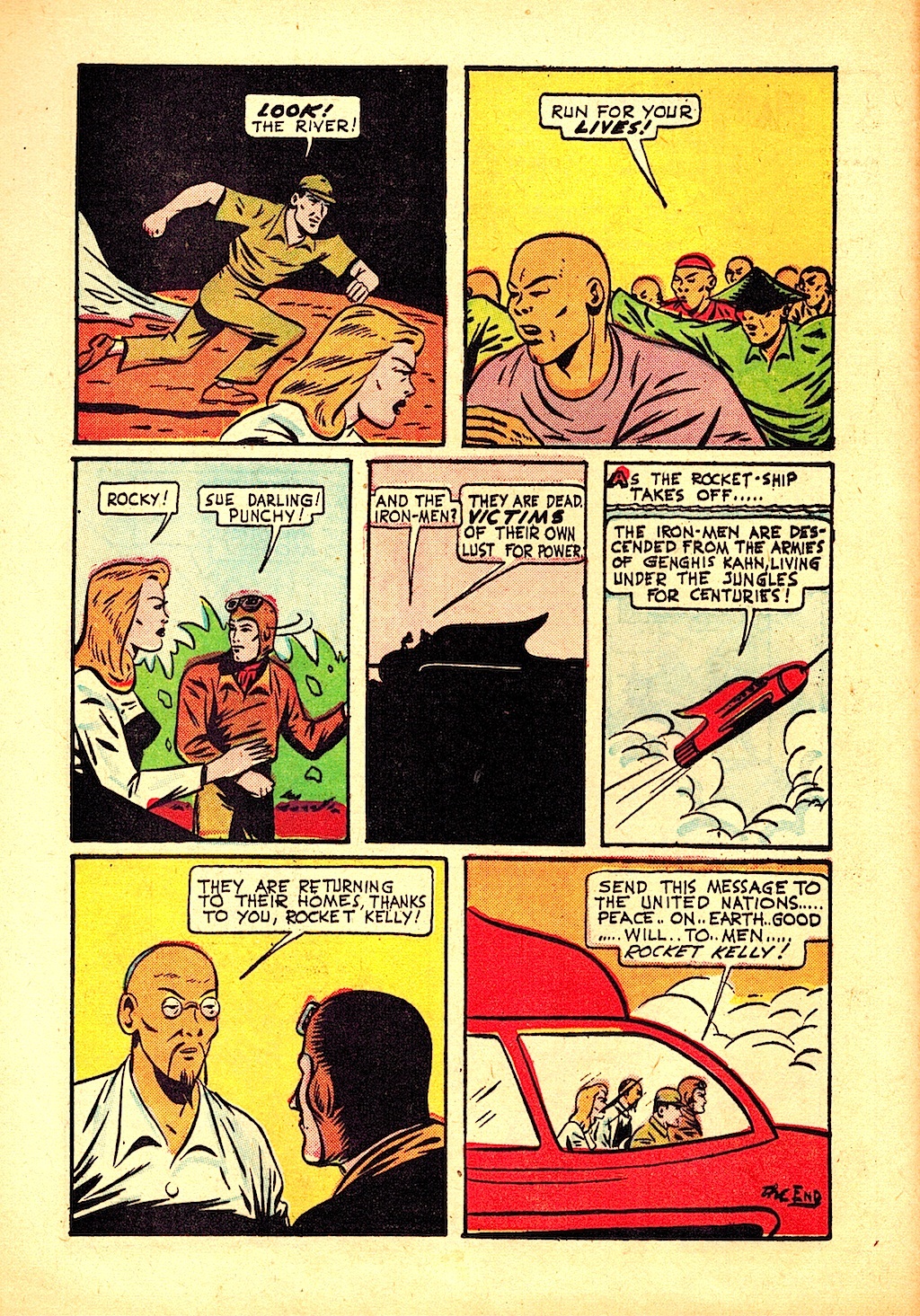 Read online Rocket Kelly (1945) comic -  Issue #5 - 12