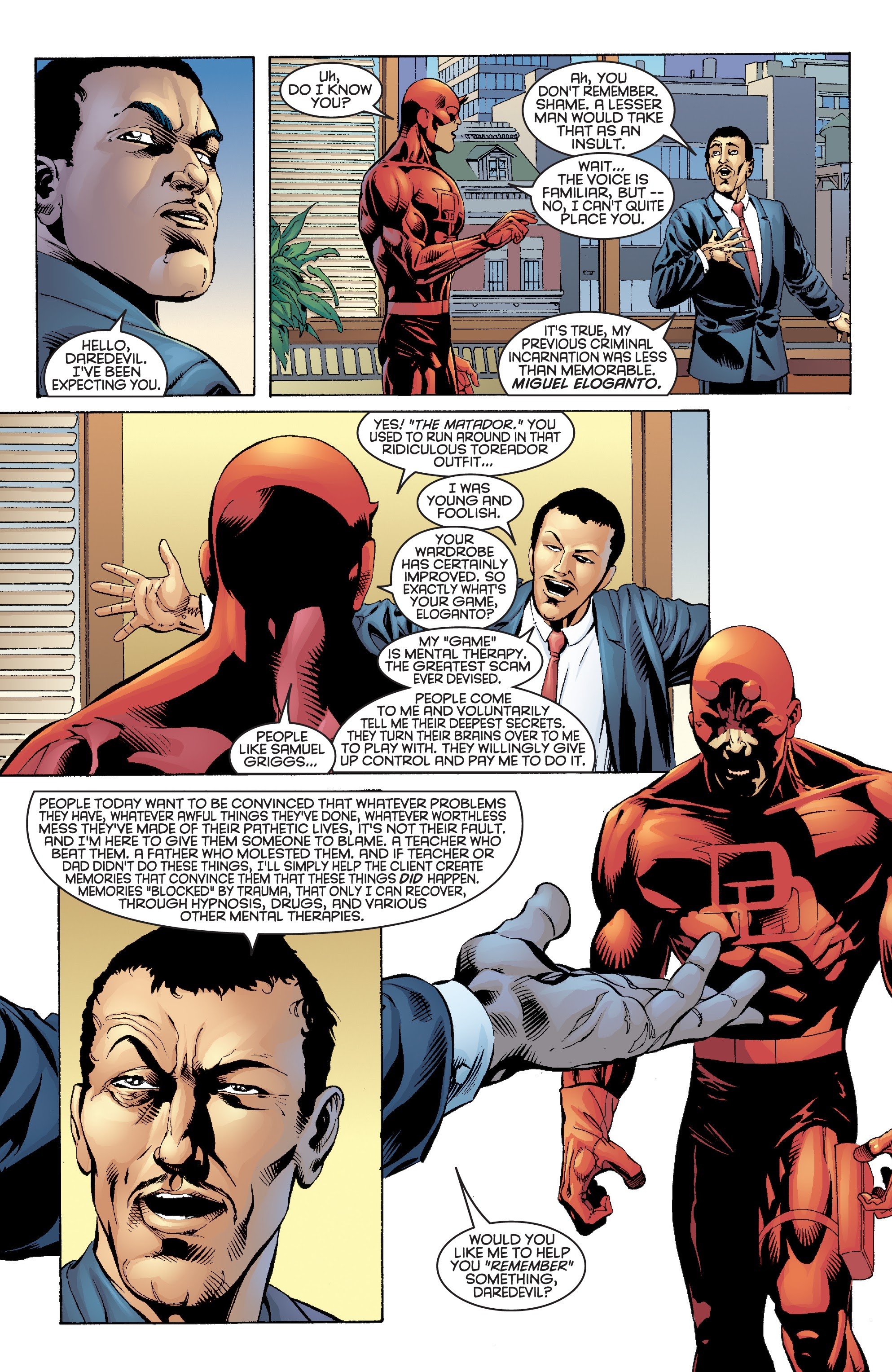 Read online Marvel Knights Daredevil by Bendis, Jenkins, Gale & Mack: Unusual Suspects comic -  Issue # TPB (Part 3) - 52