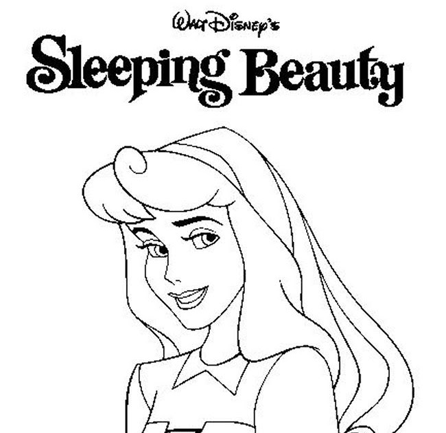 Coloring Cabin Disney Princess Aurora Or Sleeping Beauty Coloring