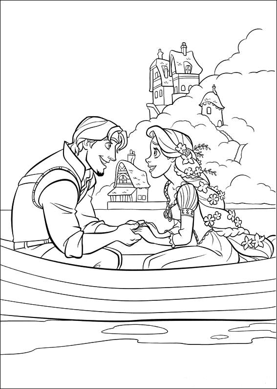 tangled poster coloring pages - photo #8