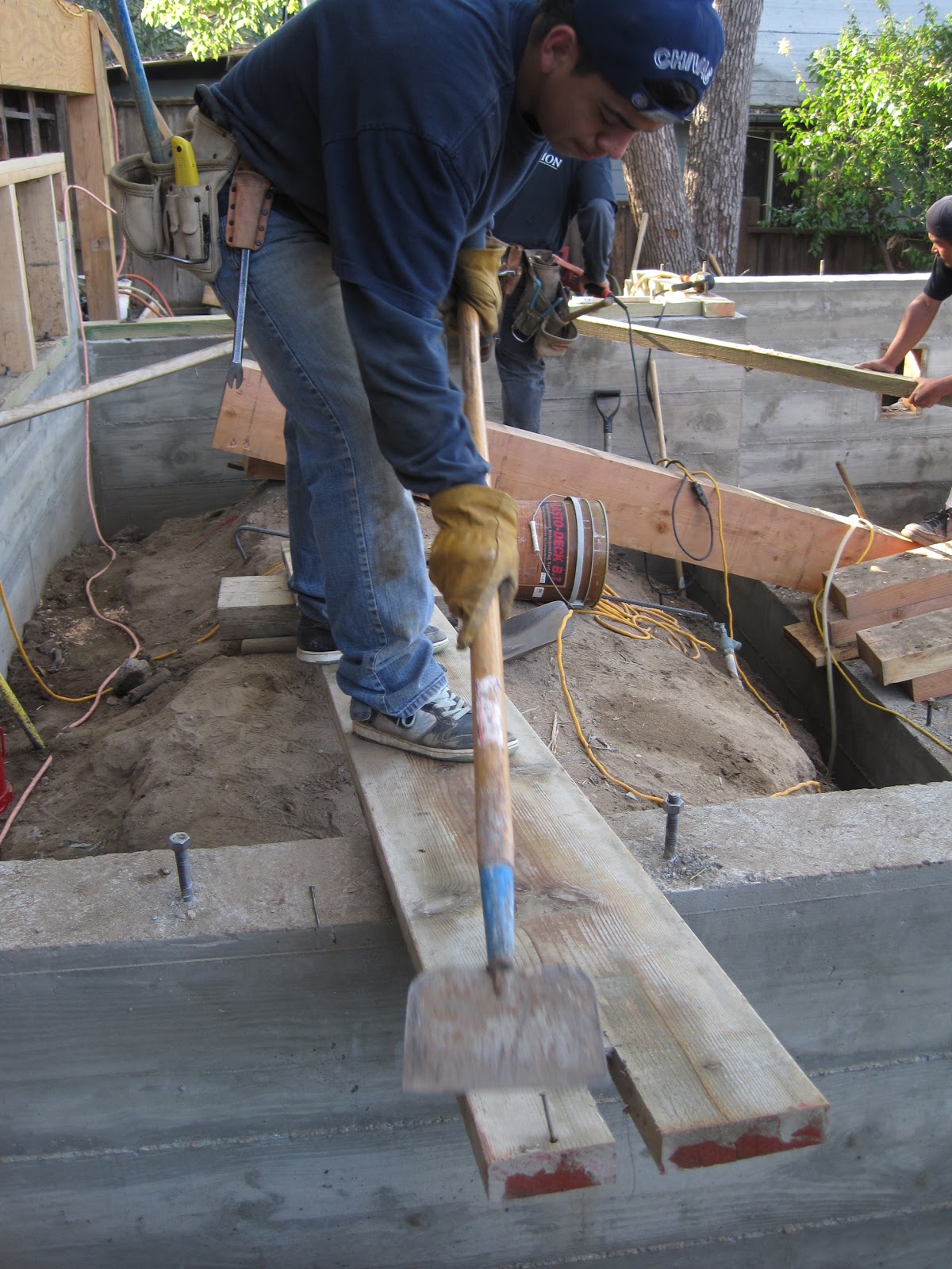 our house on the hill: Backfilling and Framing