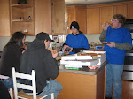 Pizza for the very cold crew!