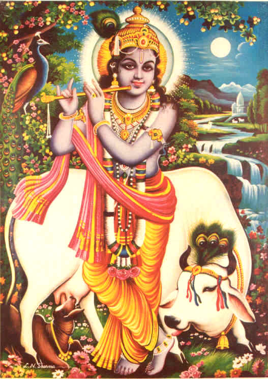 [Hare+Krishna+with+a+cow+at+Yamuna+River.jpg]