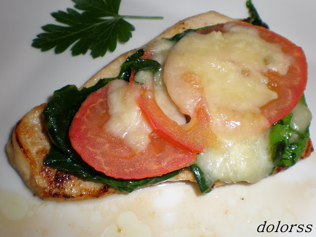  Filete de pollo con verduras 