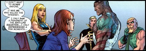The untainted become acquainted in the Watchtower in FINAL CRISIS #4!