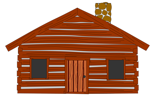 clip art log house - photo #19