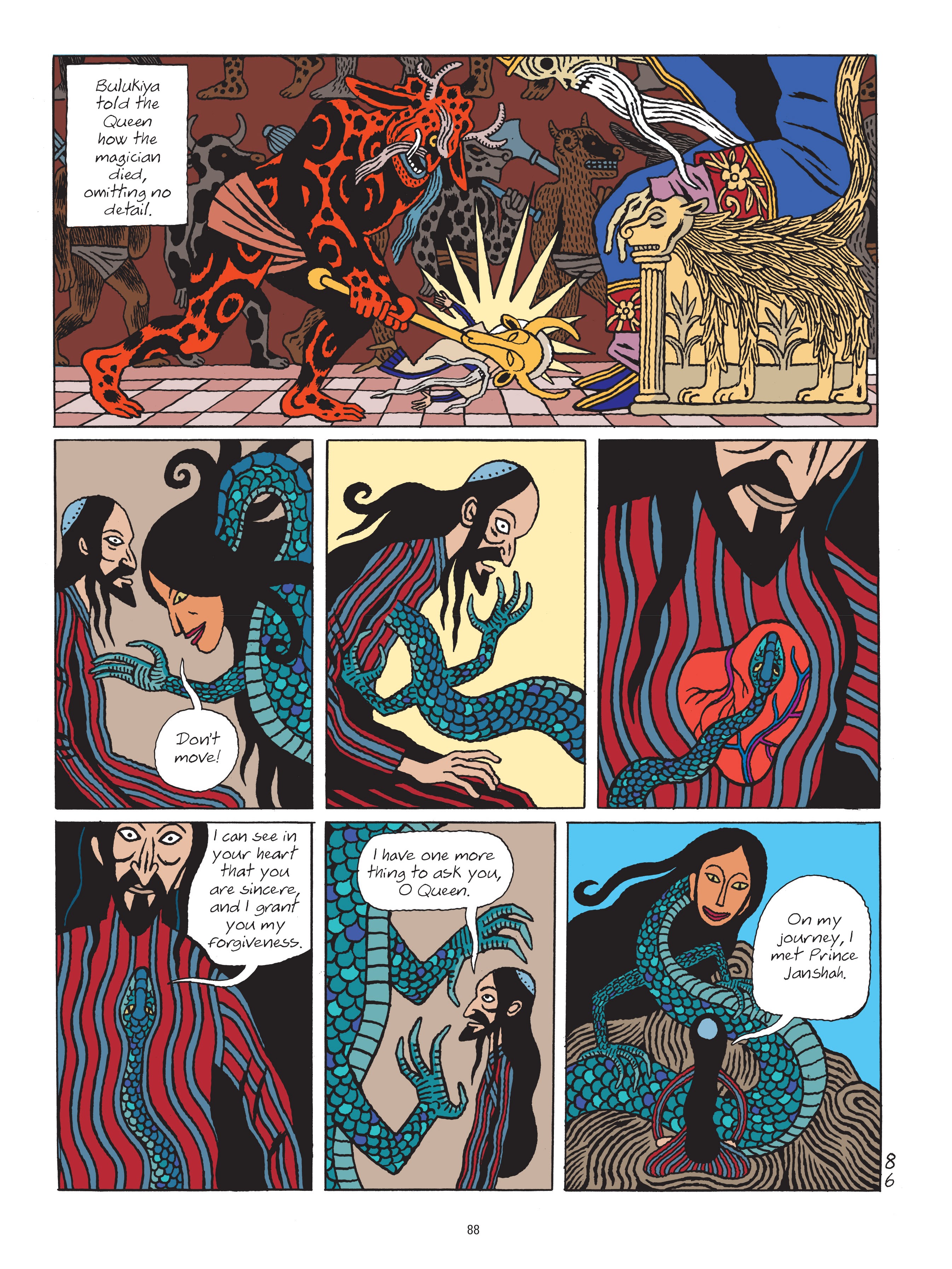 Read online A Tale of a Thousand and One Nights: HASIB & the Queen of Serpents comic -  Issue # TPB - 88