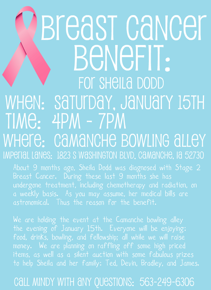 Cancer Fundraiser Flyer Template