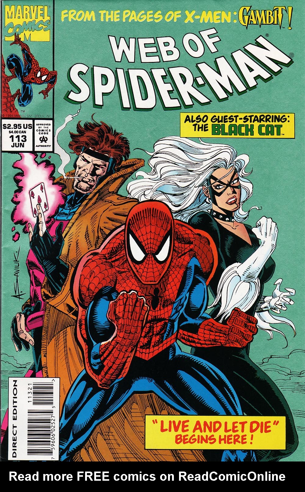 Read online Web of Spider-Man (1985) comic -  Issue #113 - 1