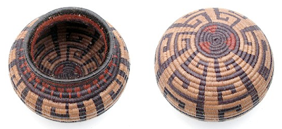 basket from Panama - two views
