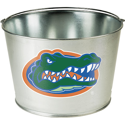 bucket with Florida Gators emblem