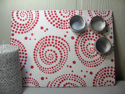 fabric covered magnet board