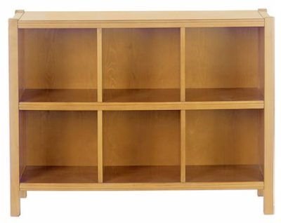 6-cube low bookcase