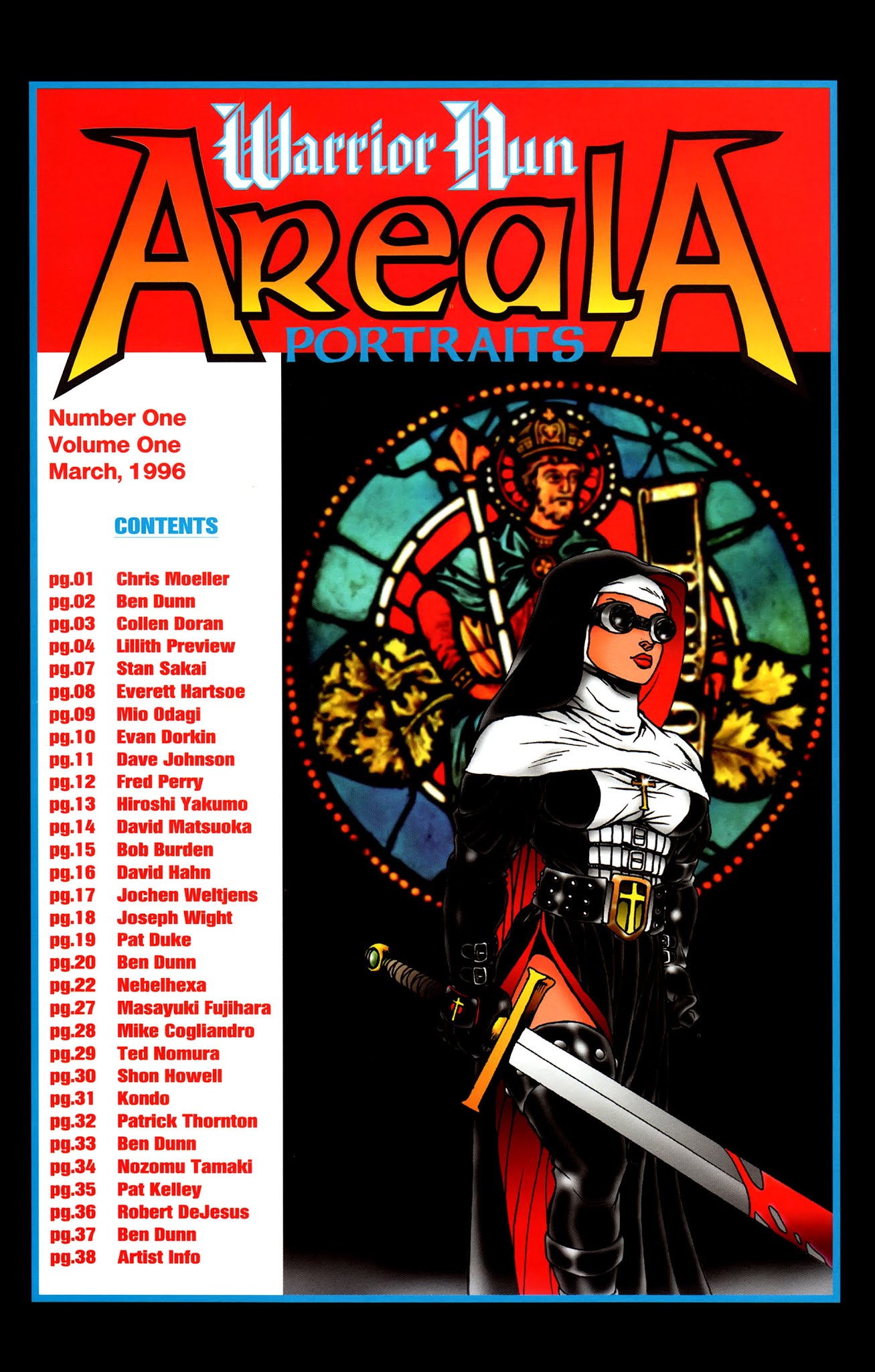 Read online Warrior Nun Areala: Portraits comic -  Issue # Full - 4
