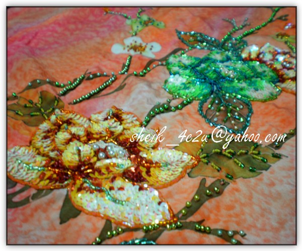 Sheik * sulam manik: Hightlight dan Sisik Ikan