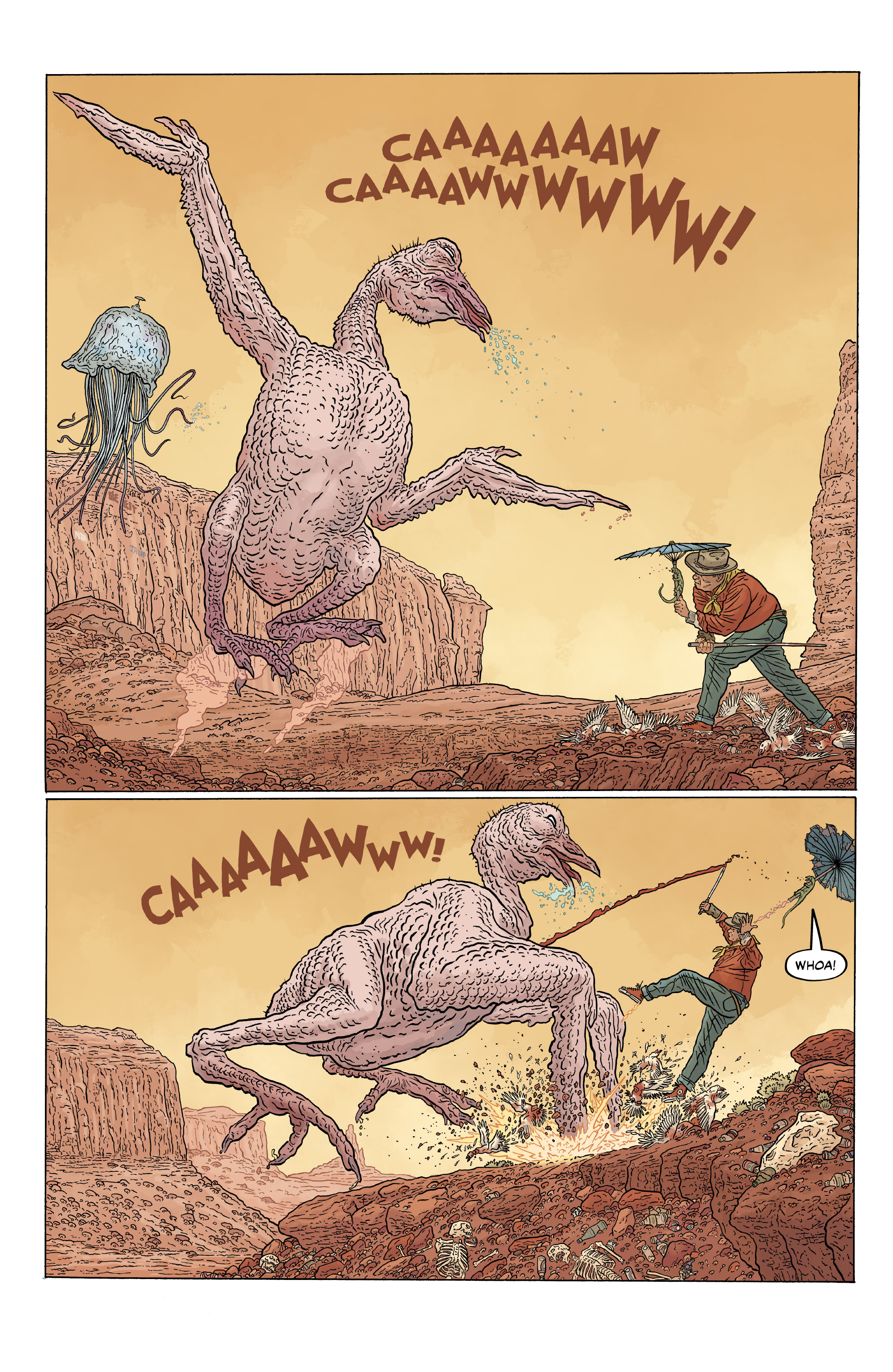 Read online Shaolin Cowboy: Cruel to Be Kin comic -  Issue #2 - 17