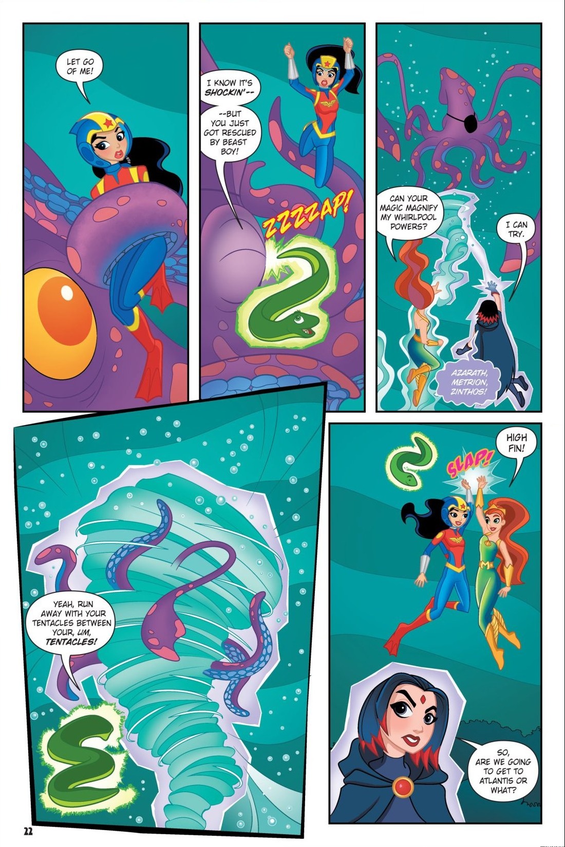 Read online DC Super Hero Girls: Search for Atlantis comic -  Issue # TPB - 22