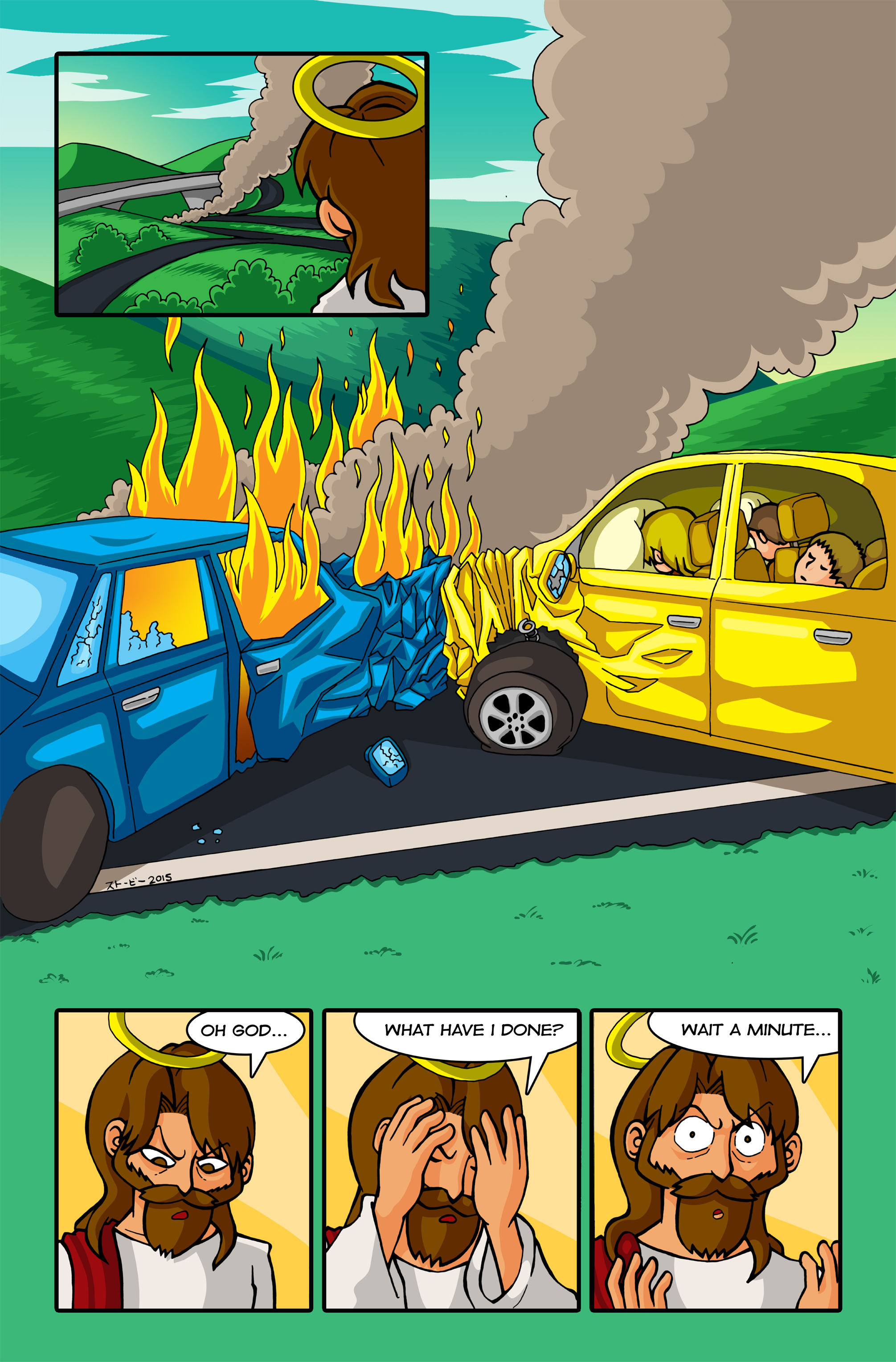 Read online Evil Jesus comic -  Issue #1 - 21