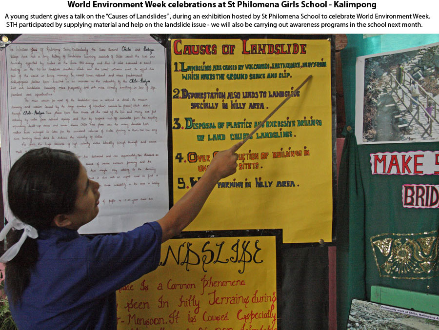 Visions of Hell World Environment Week celebrations at St Philomena School, Kalimpong (10Jun2010)