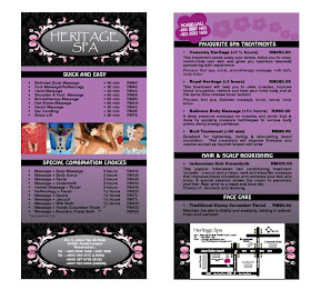 Spa Treatments List 4 spa